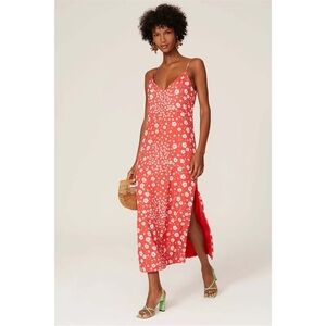 ROAM Red Valencia Dress, Size: S